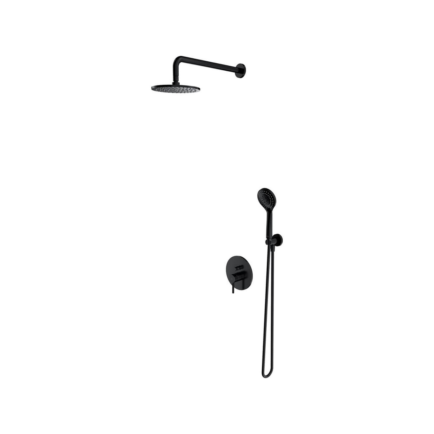 System Prysznicowy Podtynkowy Y Czarny SYSY38BL Omnires