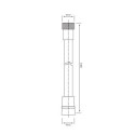 Wąż Prysznicowy Y 150 cm Czarny 029BL Omnires
