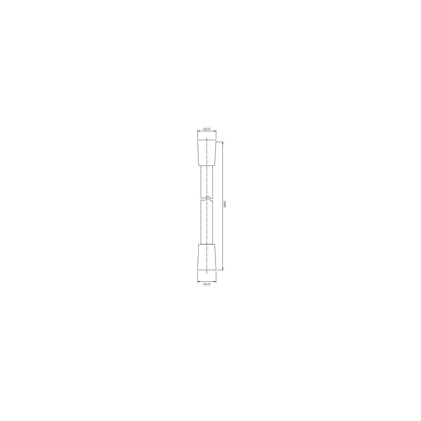 Wąż Prysznicowy Y 150 cm Grafit 023-XGR Omnires