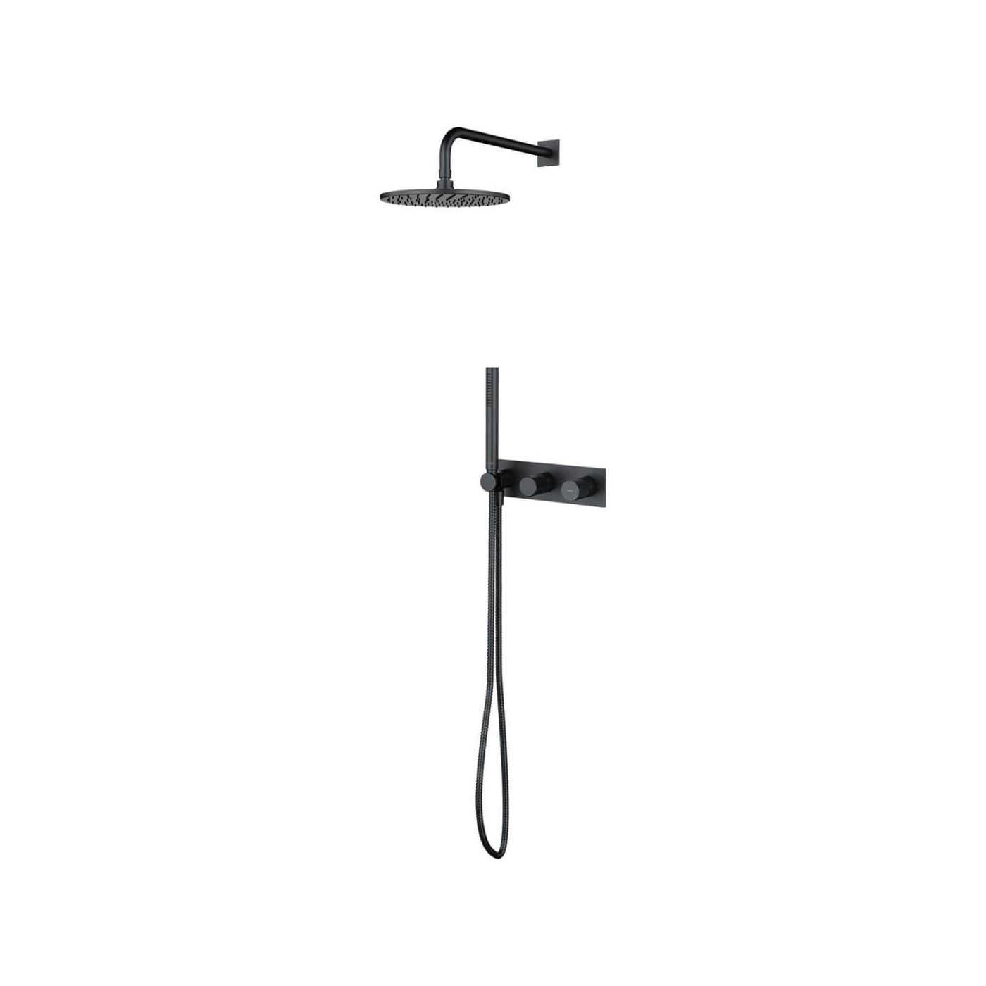 System Prysznicowy Podtynkowy Contour Antracyt SYSCT10AT Omnires
