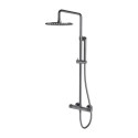 Termostatyczny System Prysznicowy Natynkowy Contour Chrom CT8044CR Omnires
