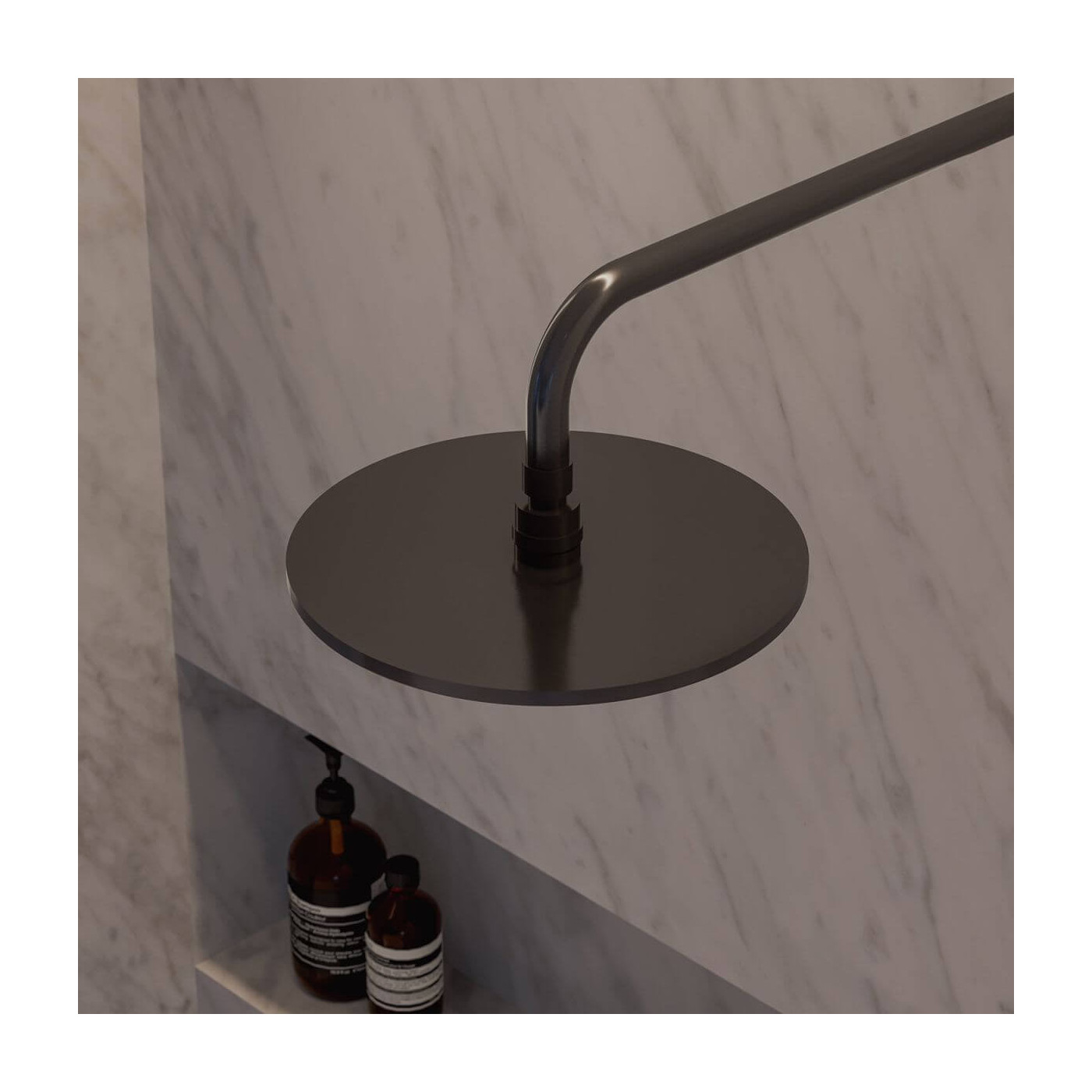 Ramię Prysznicowe 40cm Contour Antracyt RA01C/KAT Omnires