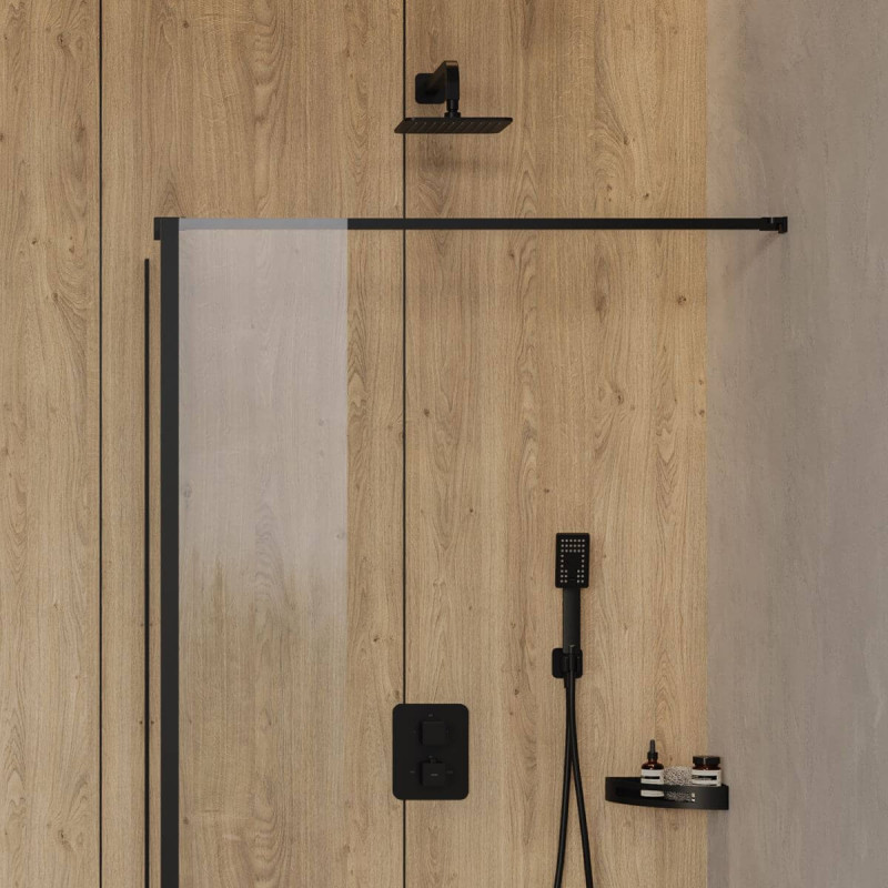 Deszczownica Slimline Czarny WG220/OBL Omnires