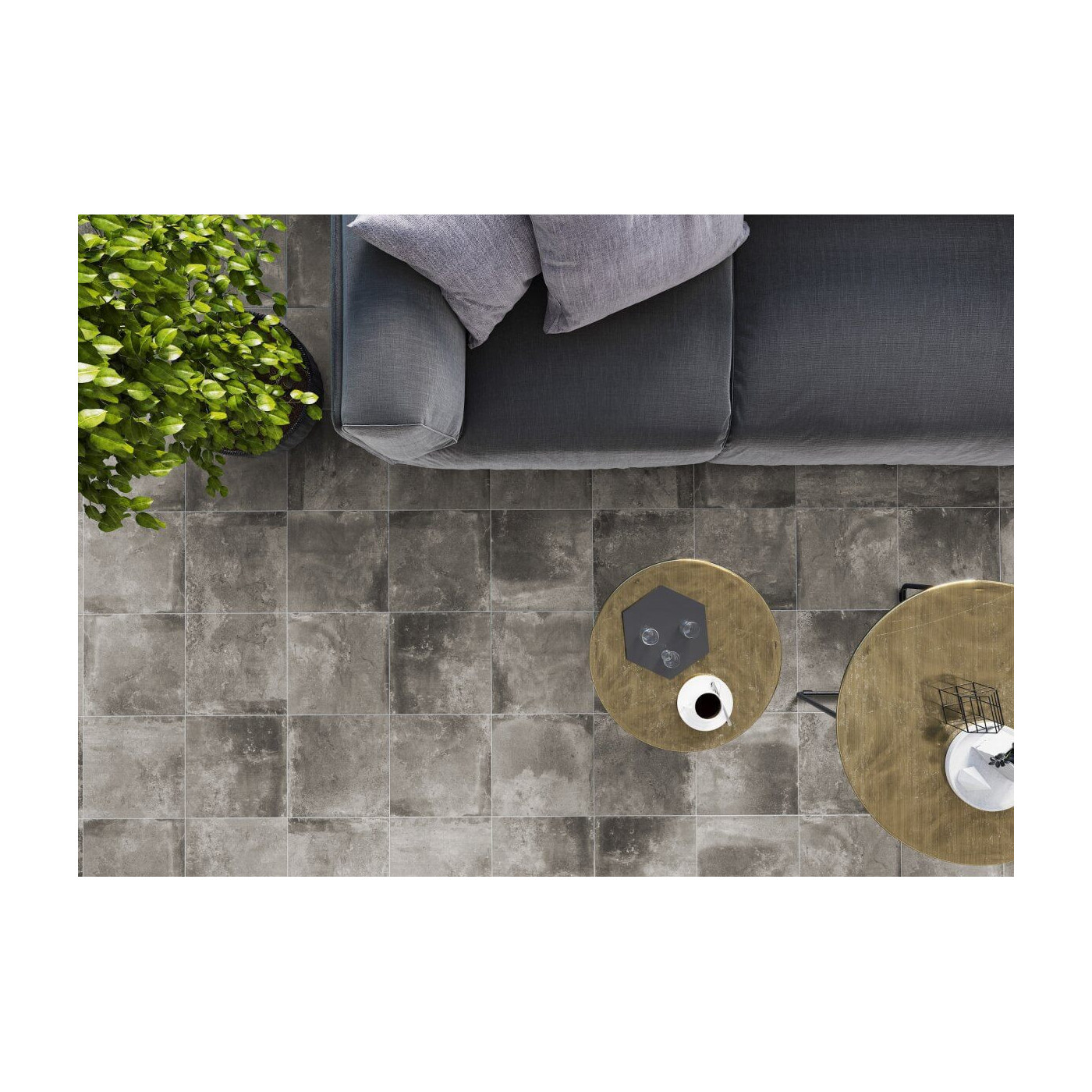 Płytka Podłogowa Piatto Antracyt 30x30 Cerrad