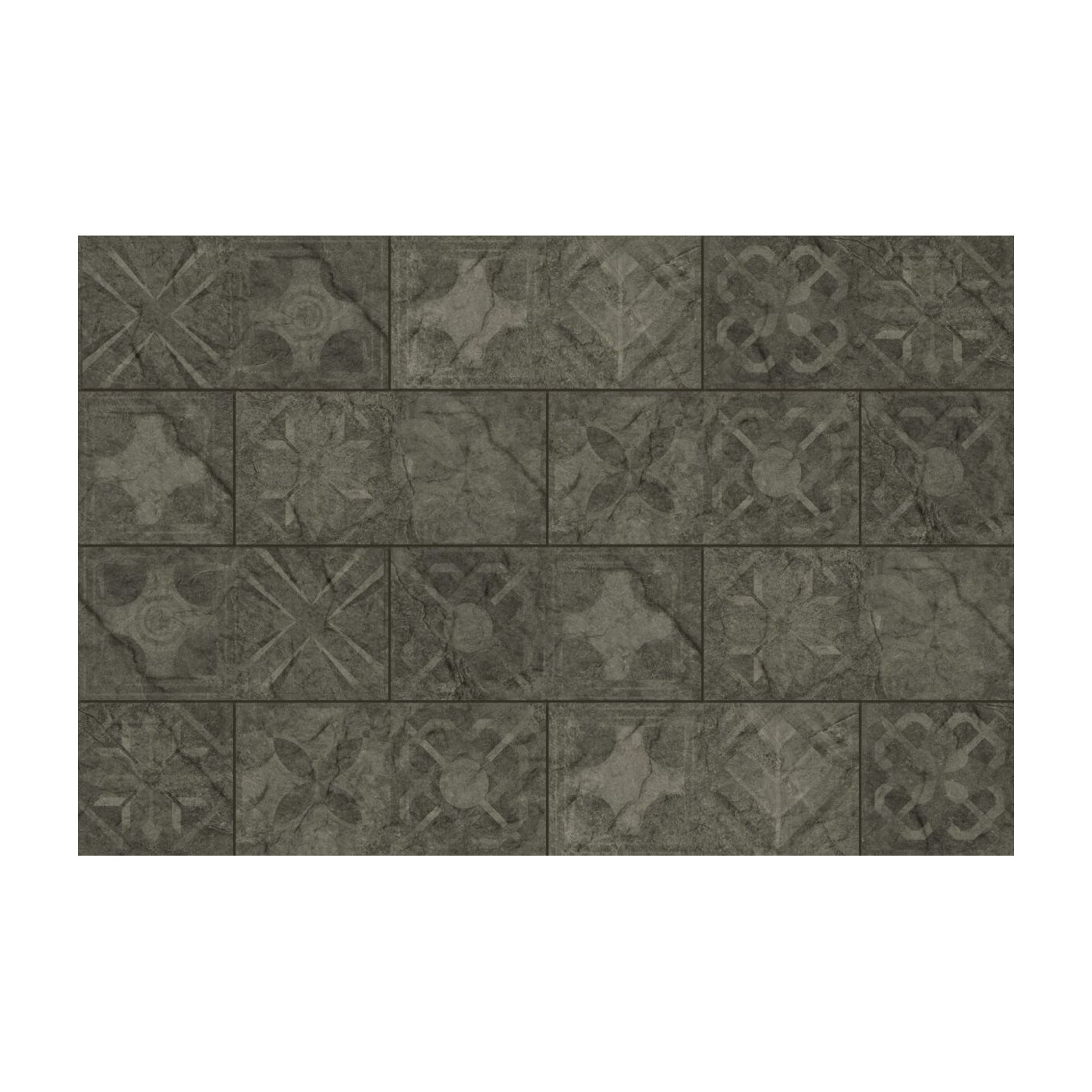 Płytka Torstone Grafit Dekor 14,8x30 Cerrad