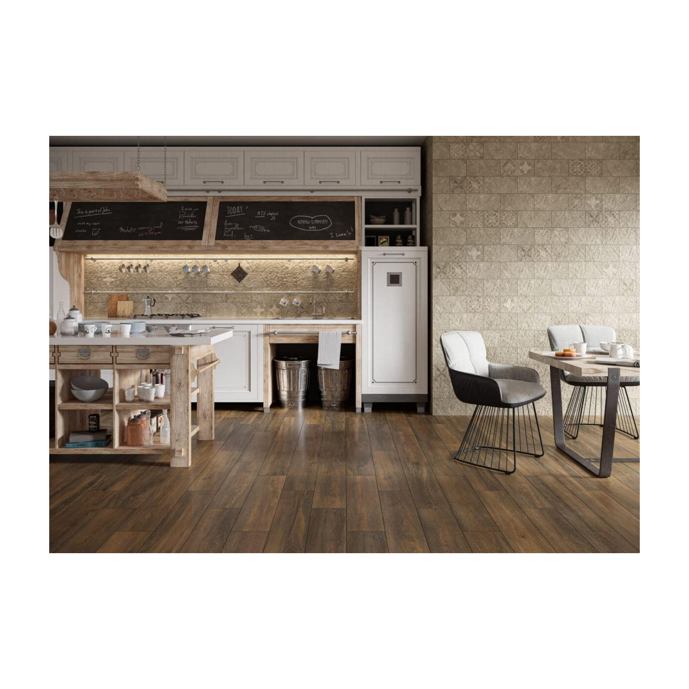 Płytka Torstone Grys Dekor 14,8x30 Cerrad