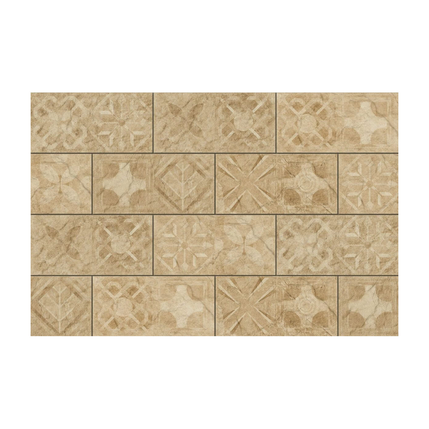 Płytka Torstone Beige Dekor 14,8x30 Cerrad