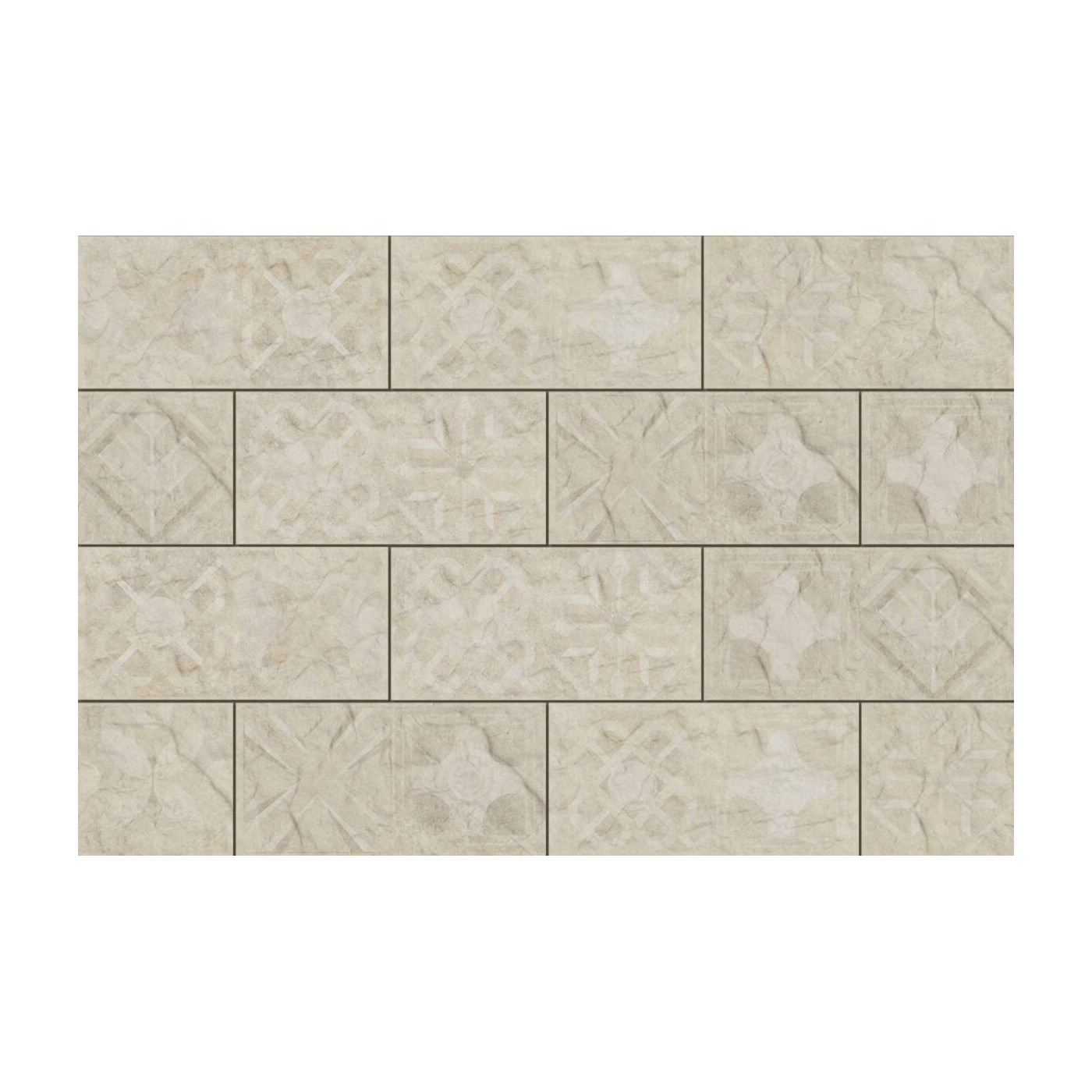 Płytka Torstone Bianco Dekor 14,8x30 Cerrad