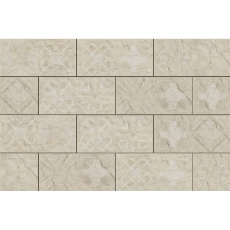 Płytka Torstone Bianco Dekor 14,8x30 Cerrad