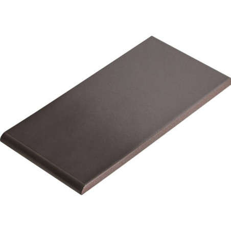 Parapet Grafitowa Szkliwiona 14,8x30 Cerrad