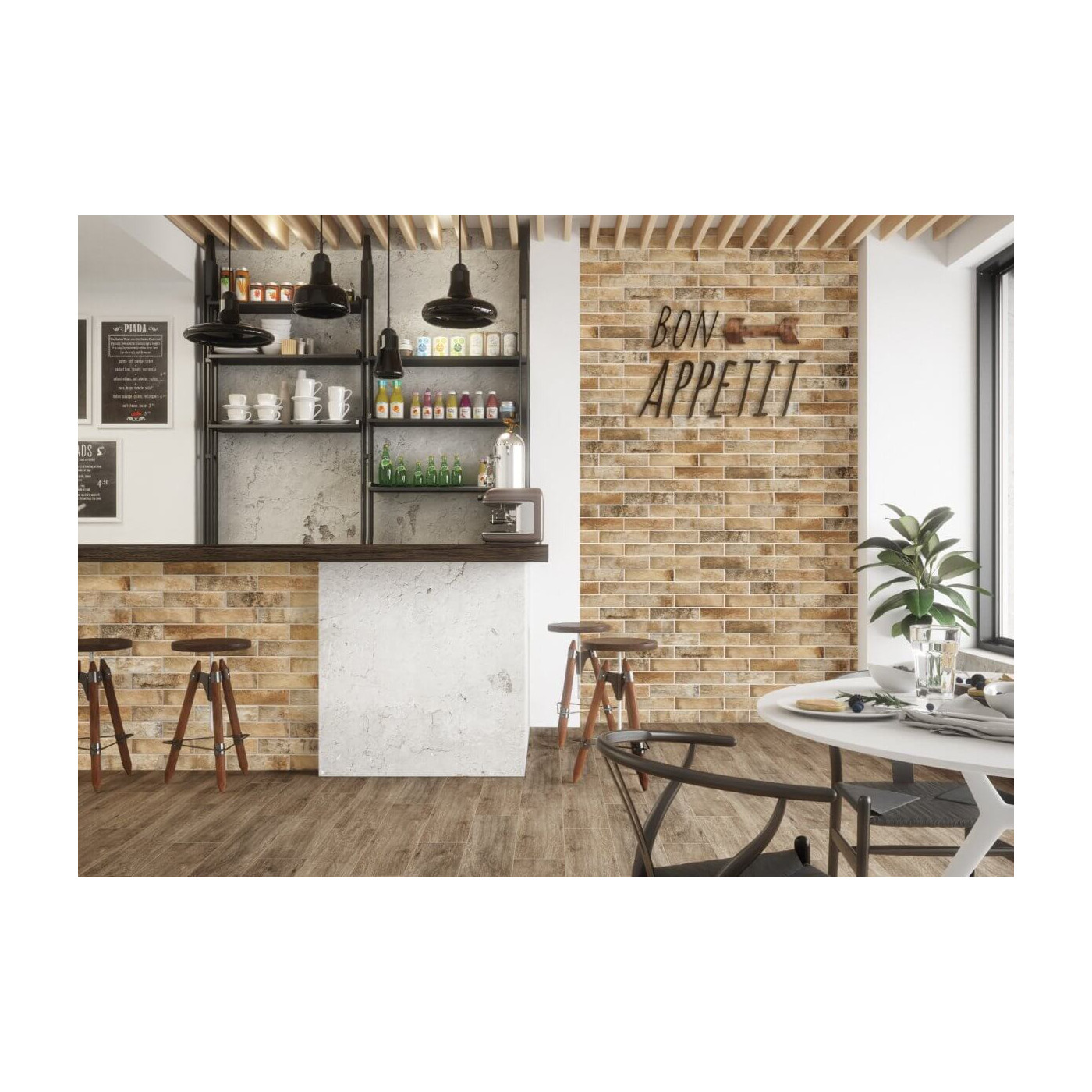 Kamień Elewacyjny Piatto Honey 7,4x30 Cerrad