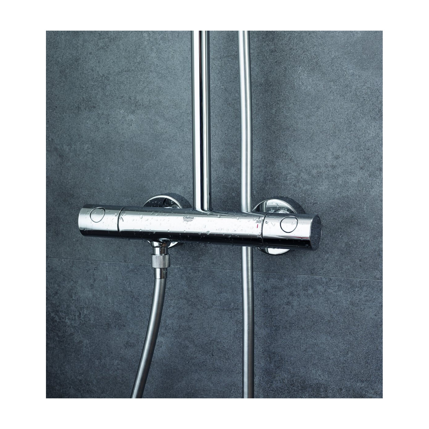 System Prysznicowy Z Termostatem Do Montażu Ściennego Tempesta Cosmopolitan 160 27922000 Grohe