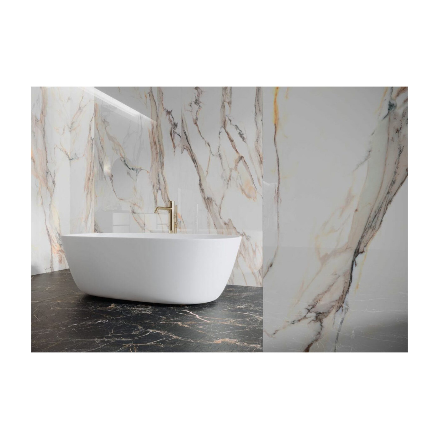 Płytka Calacatta Gold Poler 119,7X59,7 Cerrad