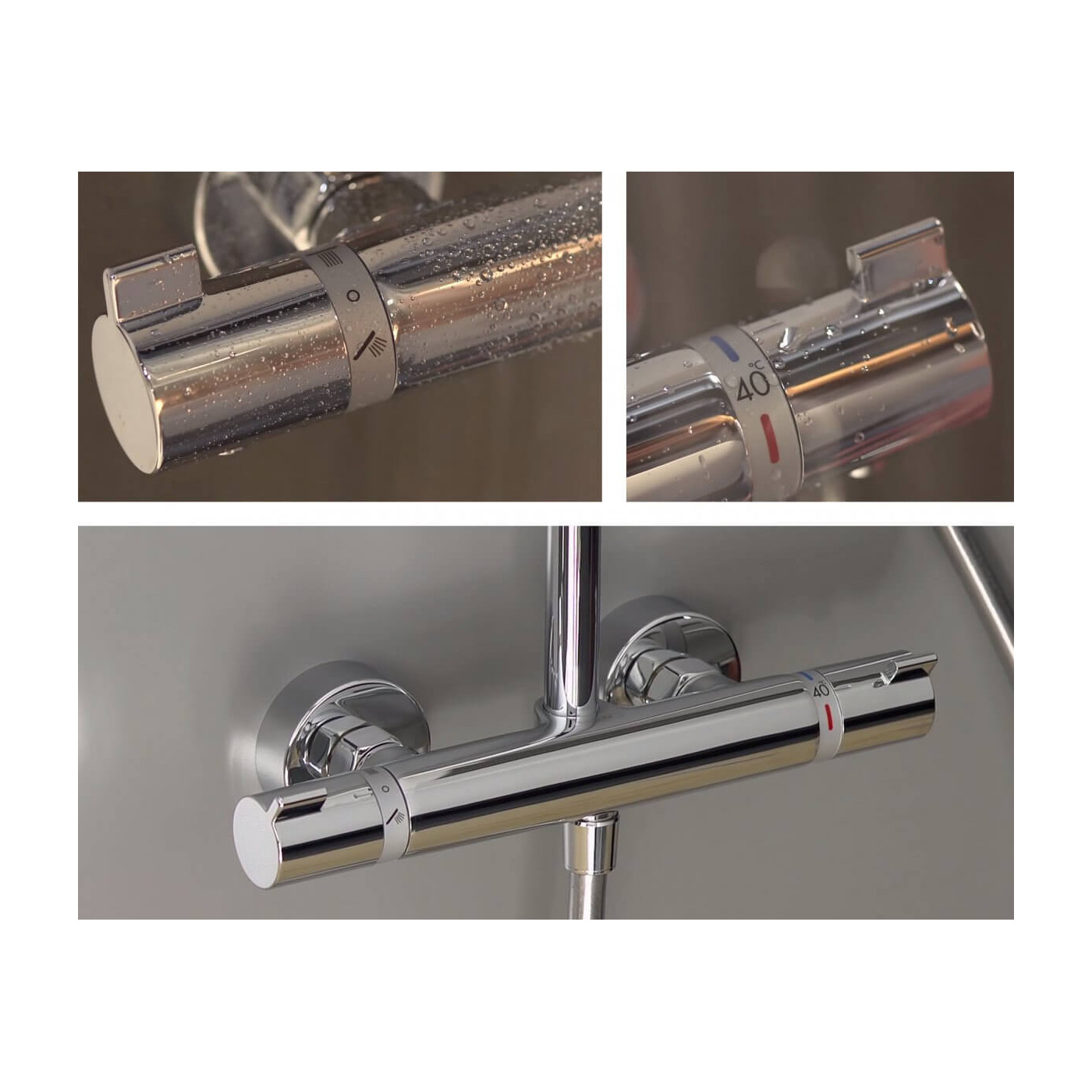 Zestaw Prysznicowy Croma E180 27256400 Hansgrohe