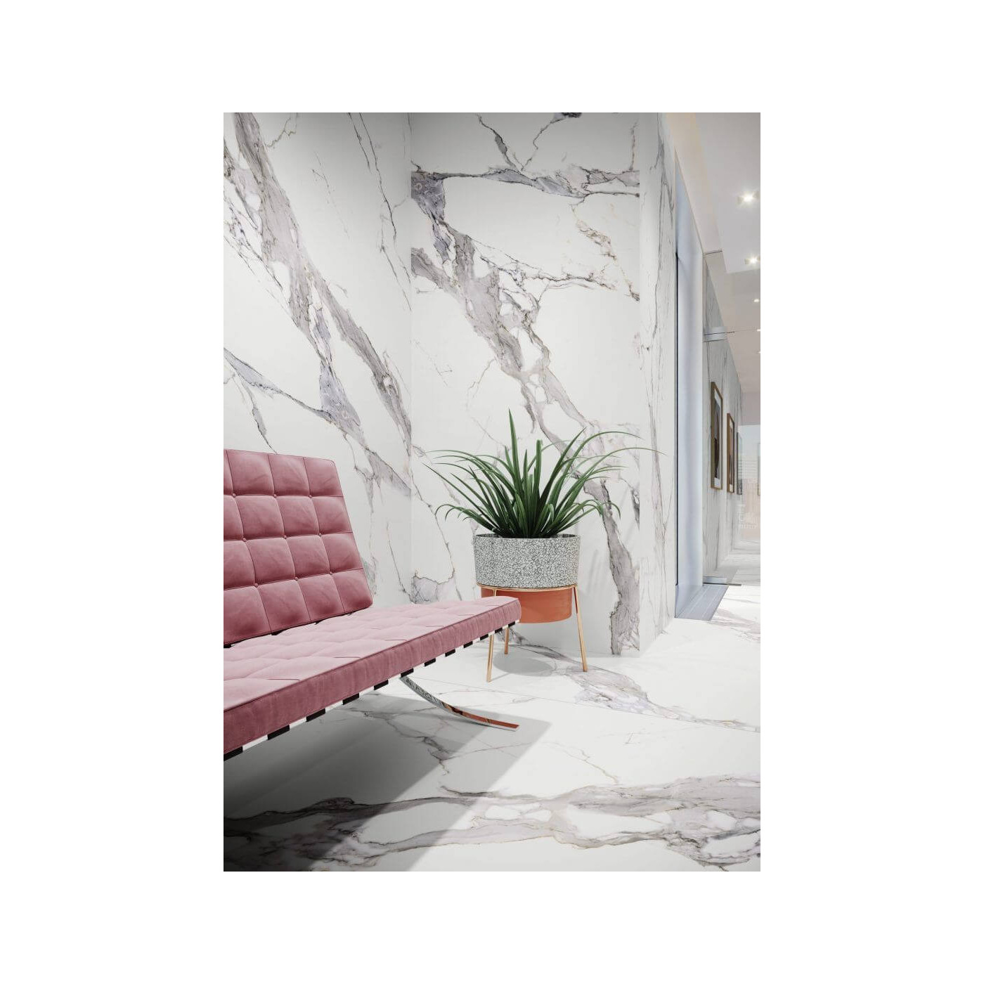 Płytka Calacatta White Poler 119,7x279,7 Cerrad
