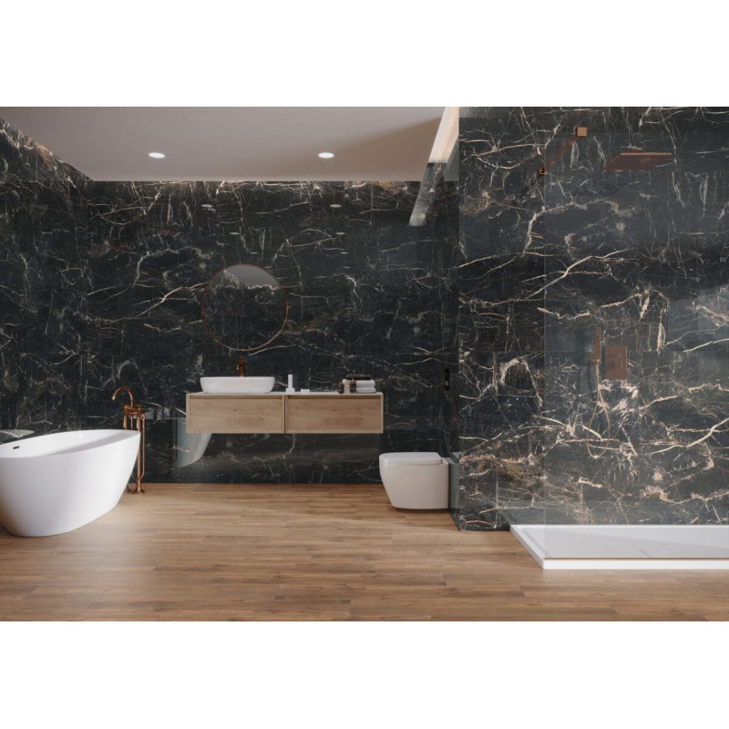 Płytka Podłogowa Marquina Gold Mat 119,7x279,7 Cerrad