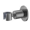 Uchwyt Na Słuchawkę Prysznicową Rio Gun Metal 04090BN Emporia