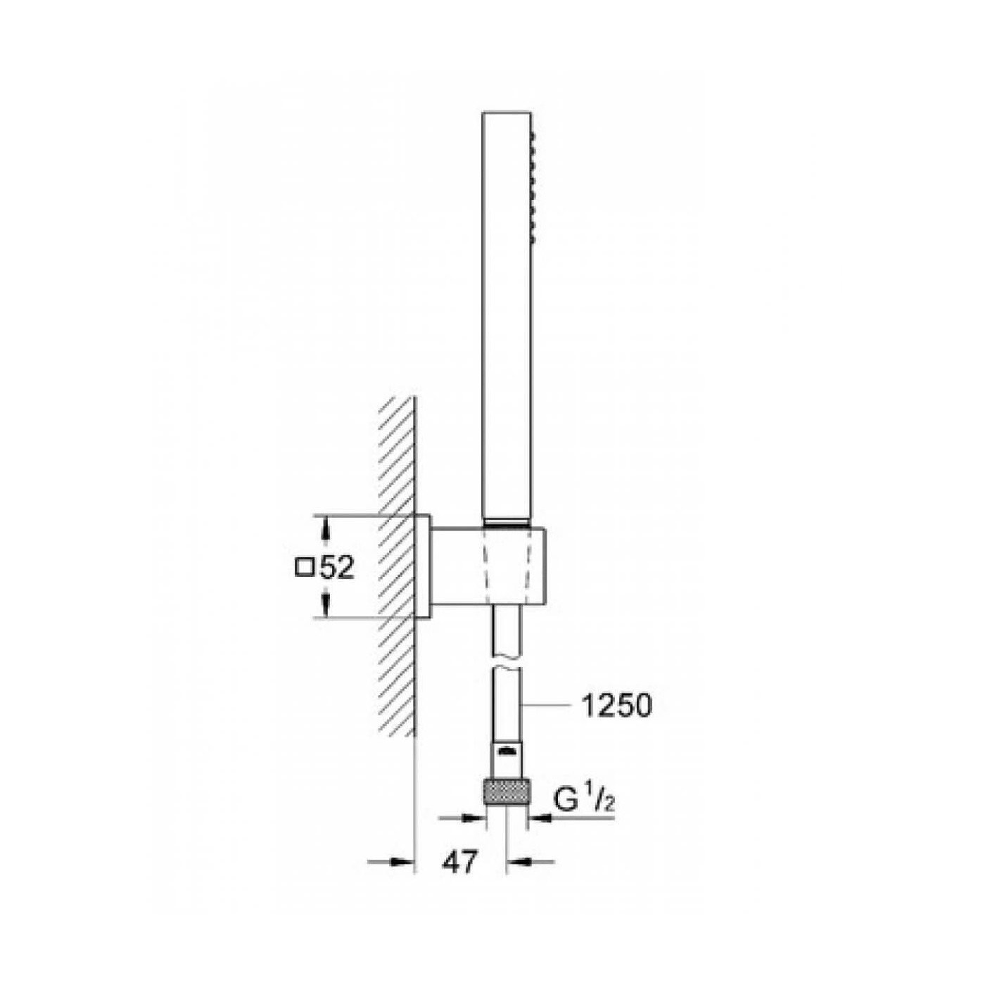 Zestaw Prysznicowy Euphoria Cube Stick 27703000 Grohe