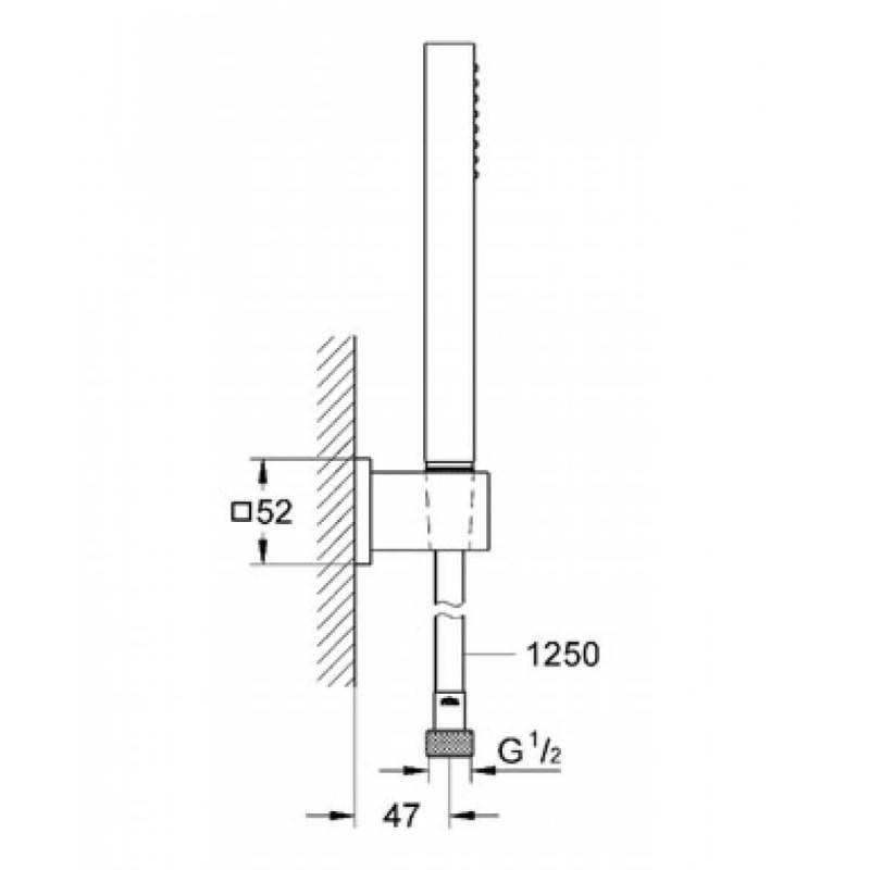 Zestaw Prysznicowy Euphoria Cube Stick 27703000 Grohe