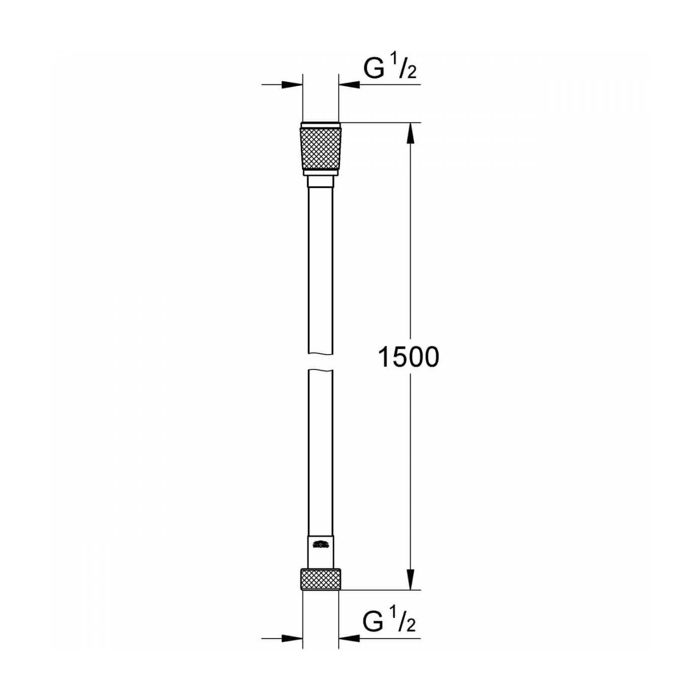 Wąż Prysznicowy Silverflex 150 cm 28364001 Grohe