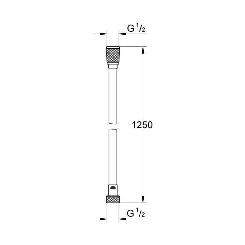 Wąż Prysznicowy Silverflex Twistfree 1,25m Hard Graphite 28362A01 Grohe