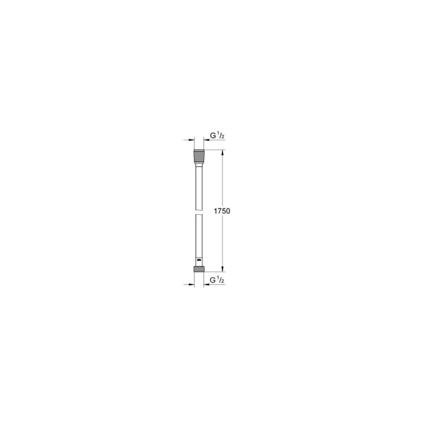 Wąż Prysznicowy Silverflex 1,75m Hard Graphite 28388A01 Grohe