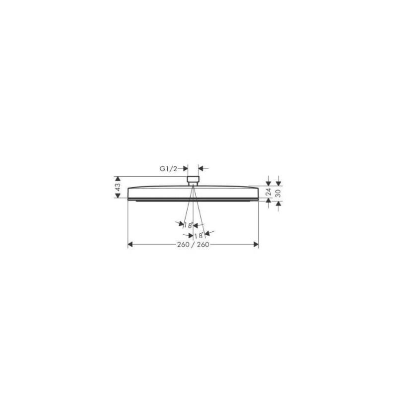 Głowica Pulsify E 260 24331000 Hansgrohe