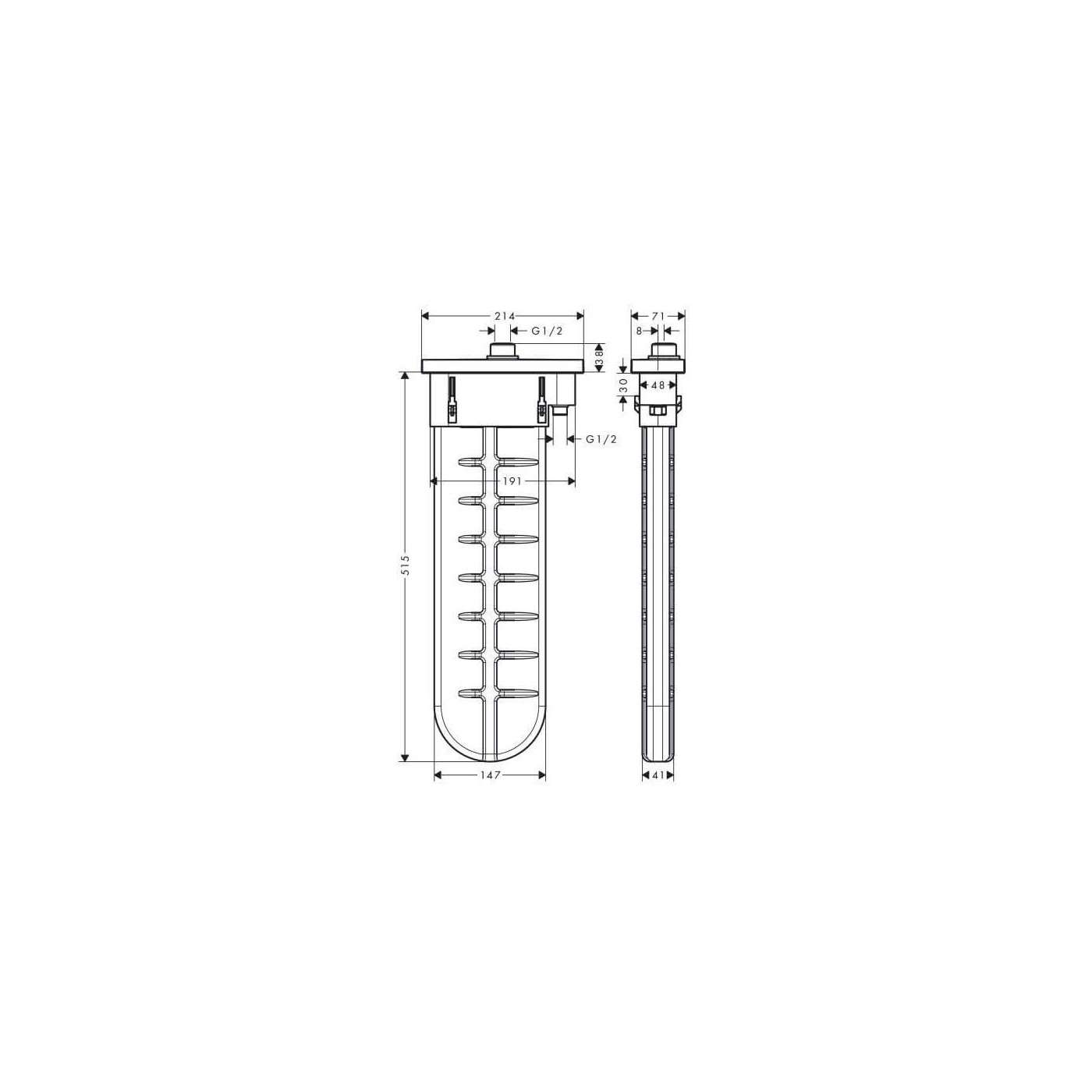 Zwijarka Węża Sbox 28010000 Hansgrohe
