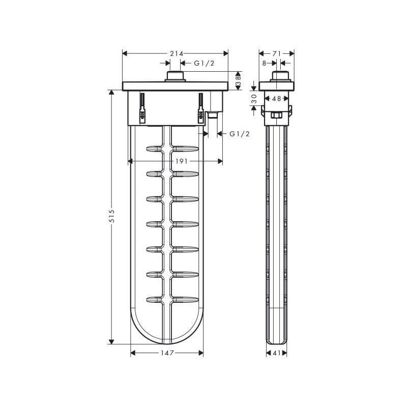 Zwijarka Węża Sbox 28010000 Hansgrohe