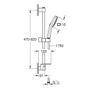 Zestaw Prysznicowy Tempesta Cube 110 Chrom 27929003 Grohe