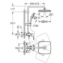 Zestaw Prysznicowy Tempesta Cube System 250 Chrom 26692001 Grohe