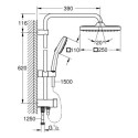 Zestaw Prysznicowy Tempesta Cube System 250 Chrom 26977001 Grohe