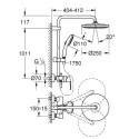 Zestaw Prysznicowy Tempesta System 250 Chrom 26673001 Grohe