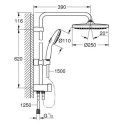 Zestaw Prysznicowy Tempesta System 250 Chrom 26980001 Grohe