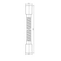 Wąż Prysznicowy 125 cm Miedź Szczotkowana 022-XCPB Omnires