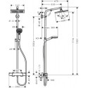 Zestaw Prysznicowy Crometta E 240 27271000 Hansgrohe