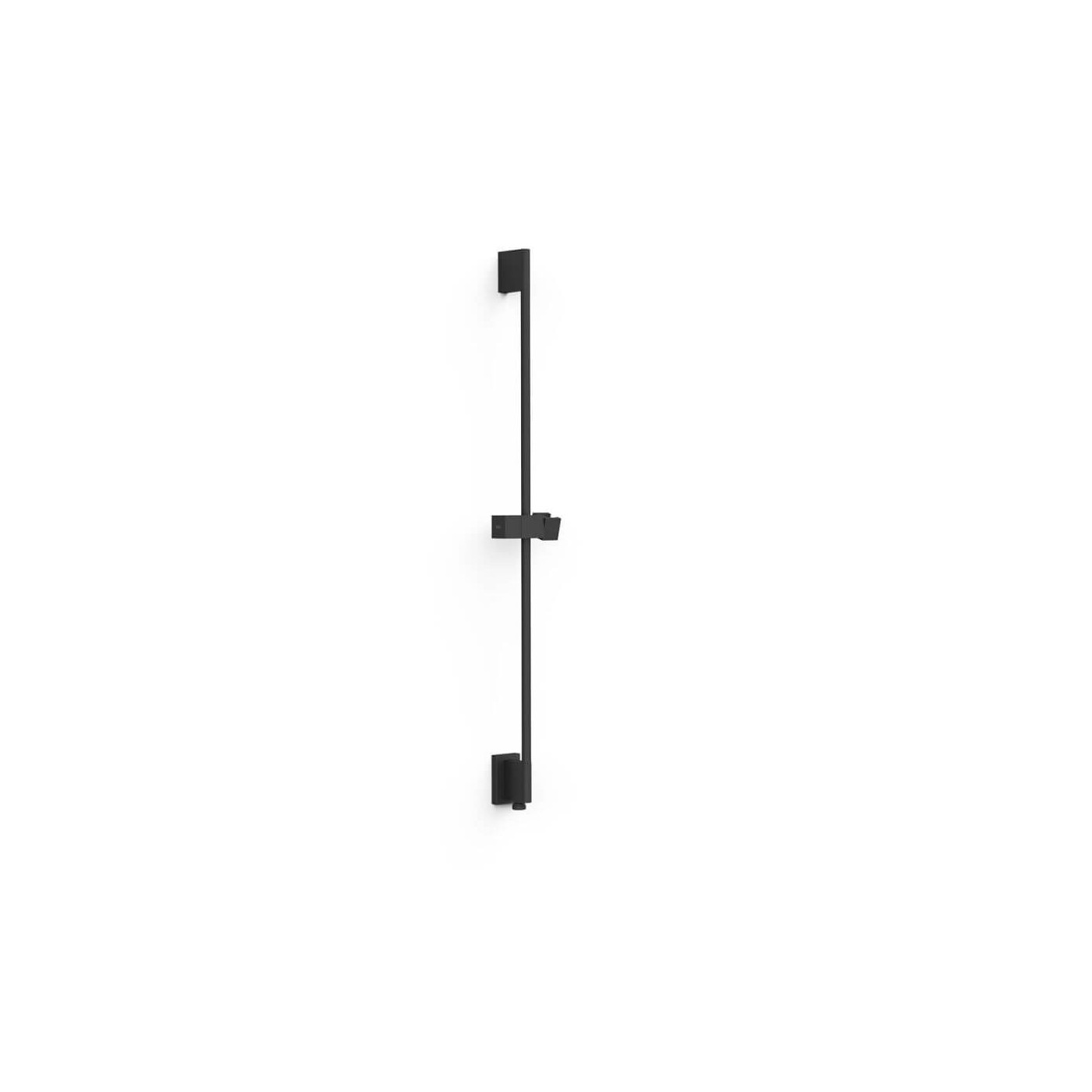 Drążek Prysznicowy Przesuwny 740mm Czarny Mat 03493299NM Tres