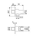 Zestaw Natryskowy Termostatyczny Ceratherm Z Deszczownicą Szary A7573A5 Ideal Standard