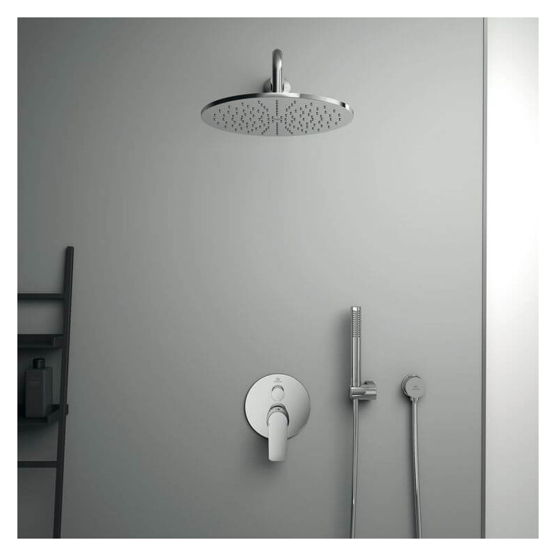Zestaw Natryskowy Connect Air Z Deszczownicą Chrom A7574AA Ideal Standard