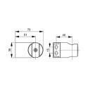 Zestaw Natryskowy Connect Air Z Deszczownicą Chrom A7574AA Ideal Standard