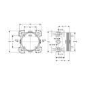 Zestaw Natryskowy Connect Air Z Deszczownicą Chrom A7574AA Ideal Standard