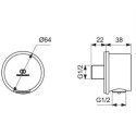 Zestaw Prysznoicowy Ceratherm T25 Chrom A7598AA Ideal Standard