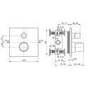 Zestaw Prysznicowy Ceratherm C100 Chrom A7599AA Ideal Standard