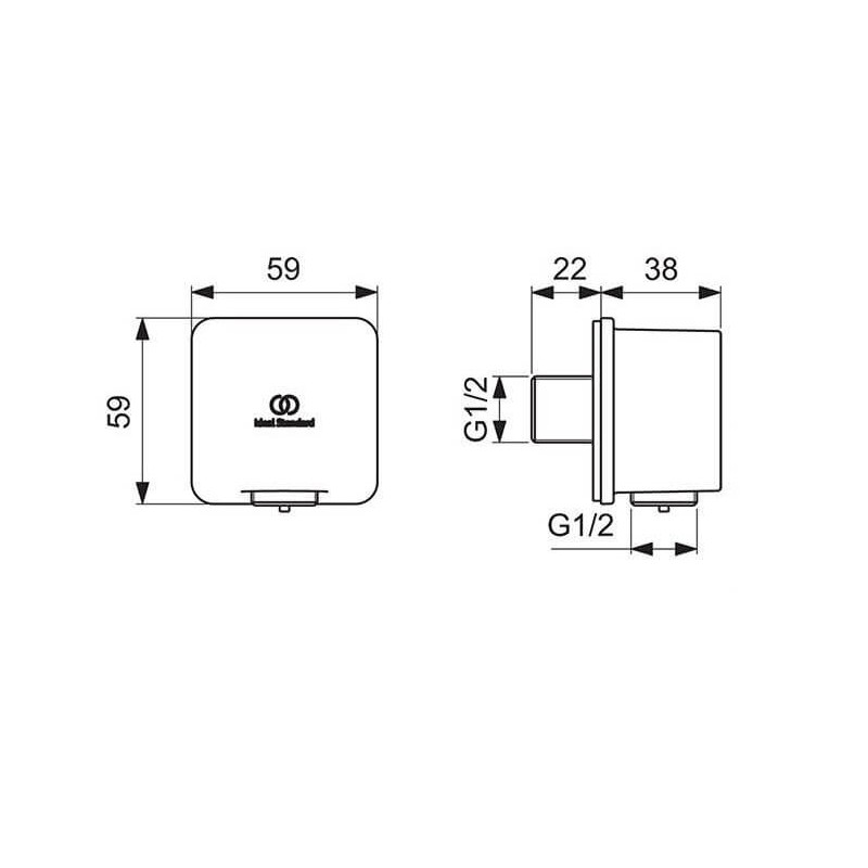 Zestaw Prysznicowy Ceratherm C100 Chrom A7599AA Ideal Standard