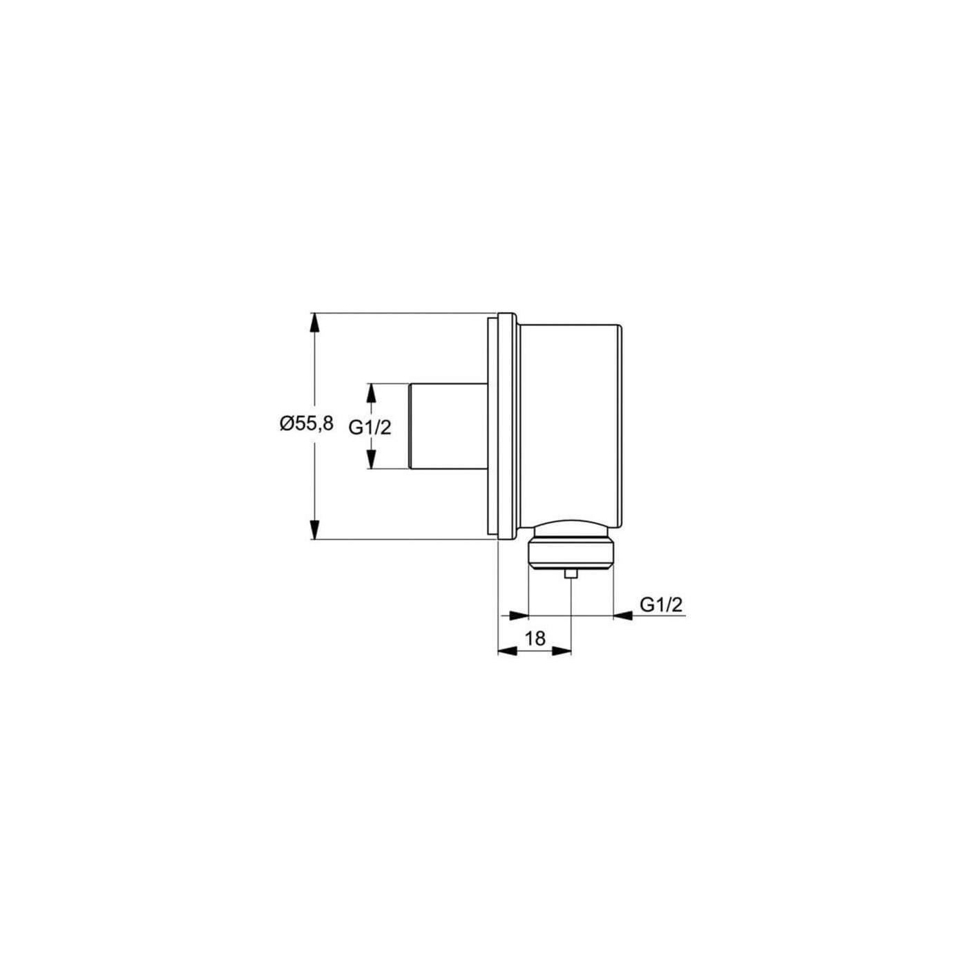 Zestaw Prysznicowy Alpha Chrom BD188AA Ideal Standard