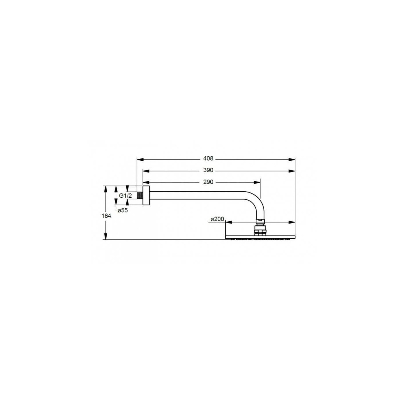 Zestaw Natryskowy Cerafine Chrom BD189AA Ideal Standard