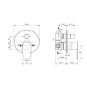 Zestaw Natryskowy Cerafine Chrom BD189AA Ideal Standard