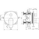 Zestaw Natryskowy Cerafine Chrom BD190AA Ideal Standard