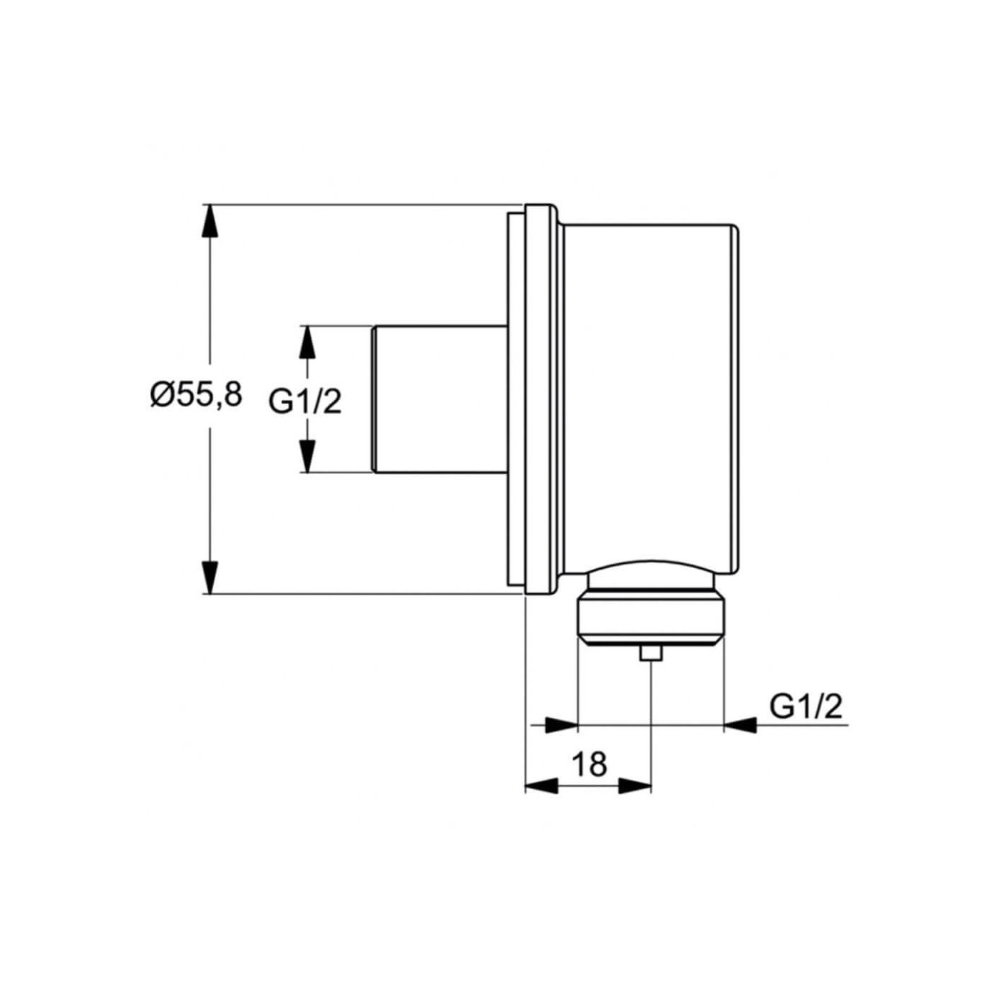 Zestaw Natryskowy Cerafine Chrom BD190AA Ideal Standard