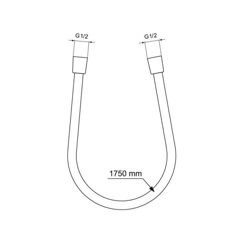 Zestaw Prysznicowy Ceraline Chrom BD192AA Ideal Standard